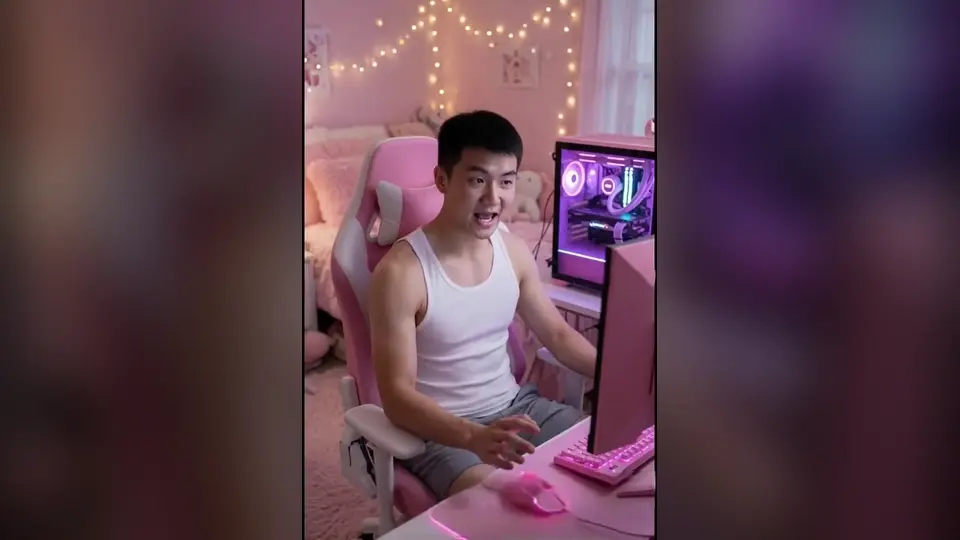 第3集《试衣间的故事》，7分58秒。前头的铺垫到这儿有了回音。