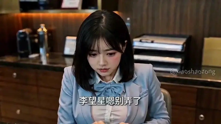 埋的线开始收了。《现代都市丽人》第3集，5分8秒。