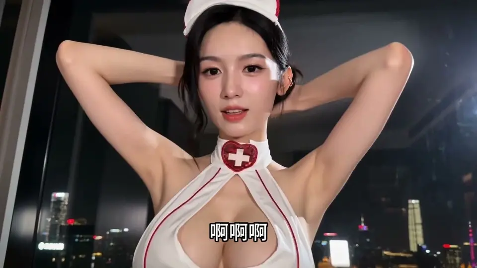 《AI魔改 周也 让你看点特别的 今晚我是你的专属护士》，5分46秒，该有的都有。